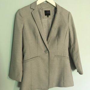 Gray women's blazer from The Limited